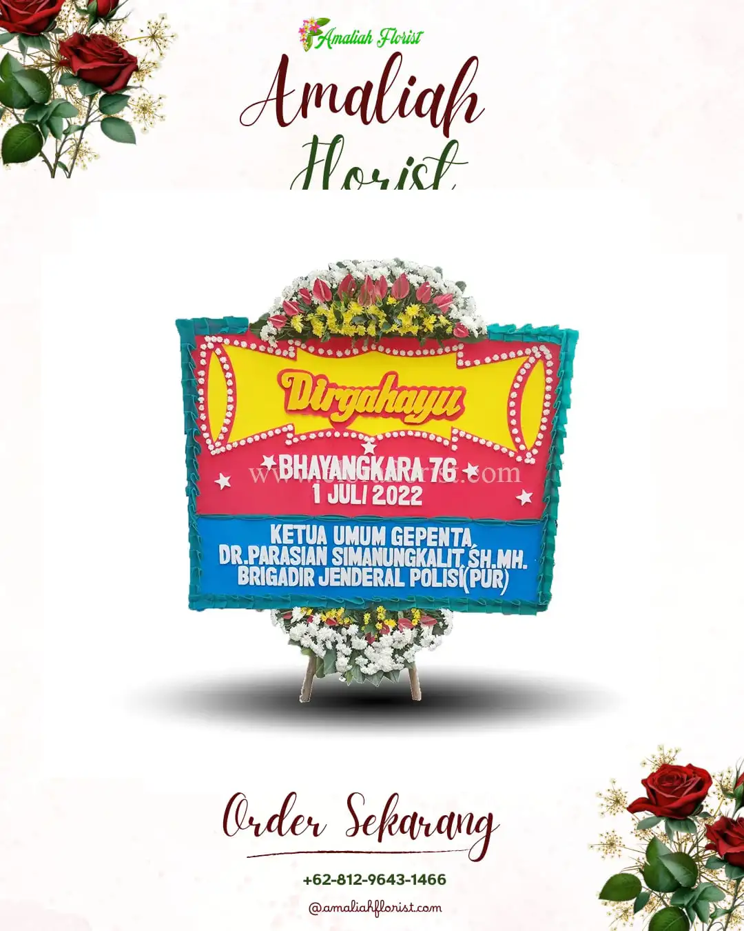 Papan Bunga HUT Ulang Tahun Tanjung Harapan